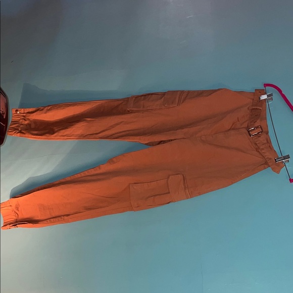 Brown cargo women pants size medium - Picture 11 of 13